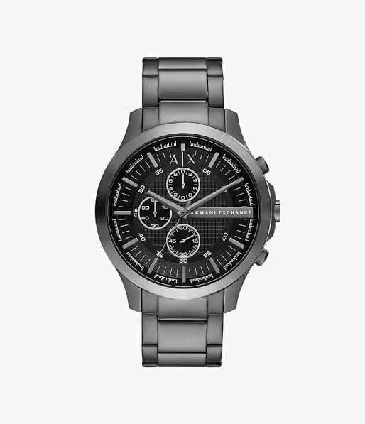 Armani Exchange Chronograph Gunmetal Stainless Steel Watch