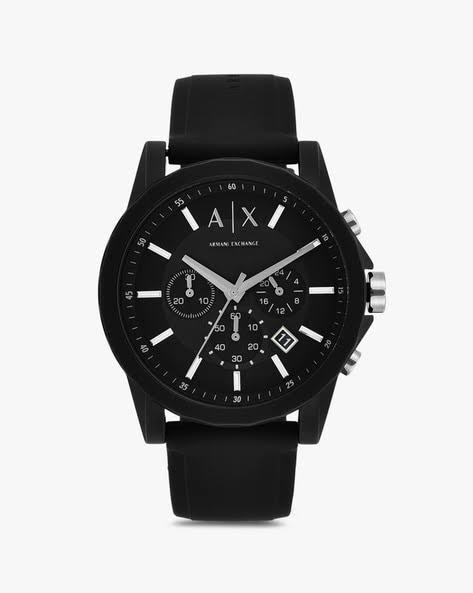 Armani Exchange Black Strap Watch