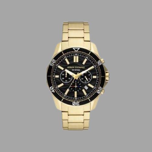 Armani Exchange Gold-Tone Stainless Steel Watch