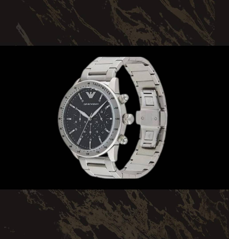 Emporio Armani Womenās Two-Hand Stainless Steel Watch