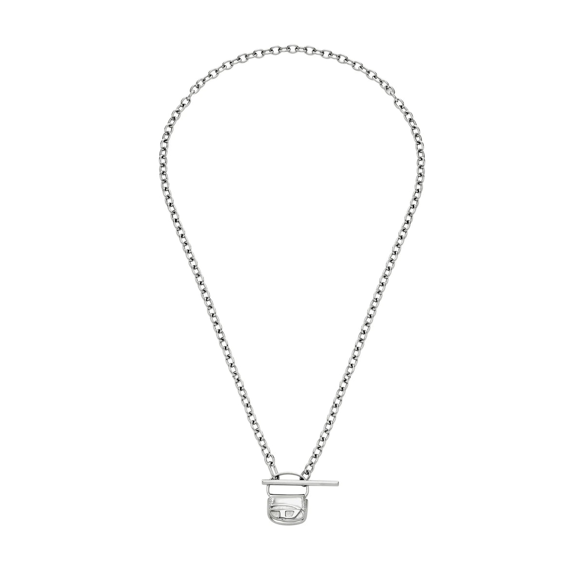 Diesel Silver Tone Necklace DX1593040 DX1593040