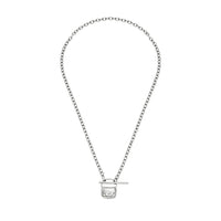 Diesel Silver Tone Necklace DX1593040 DX1593040