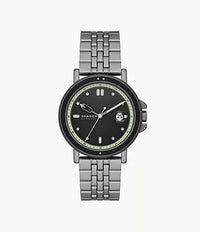 SKW6922 - Skagen Signatur Sport Three-Hand Date Charcoal Stainless Steel Bracelet Watch