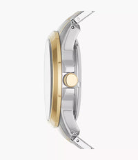 Relic by Fossil Men's Two-Tone Stainless Steel Automatic Skeleton Watch ZR12109