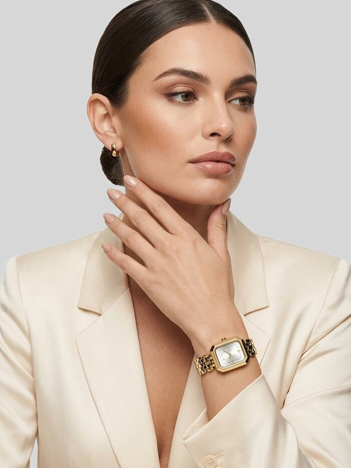 ax gold wrist watch for women