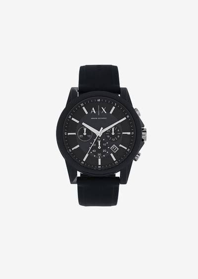 Armani Exchange Black Strap Watch