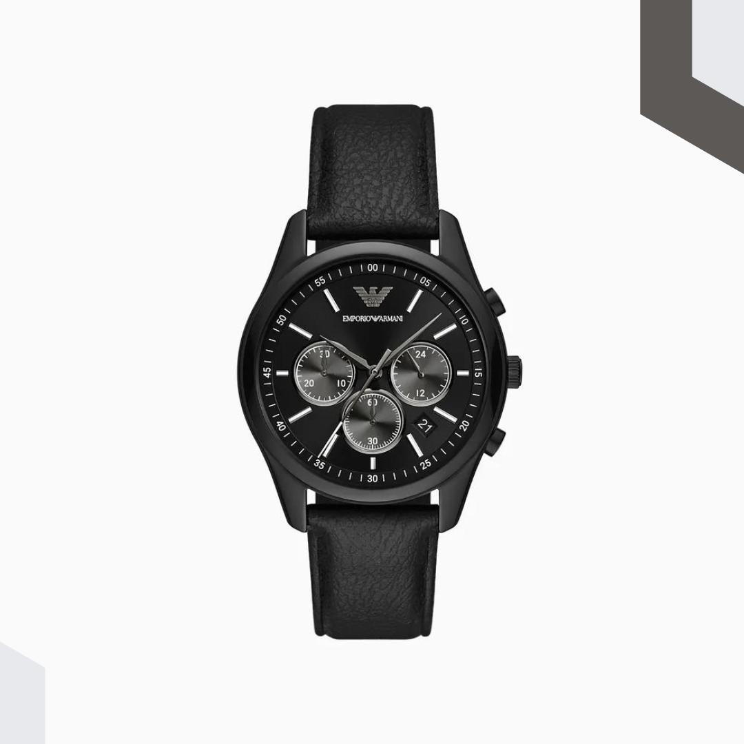 Emporio Armani Black Stainless Steel Watch