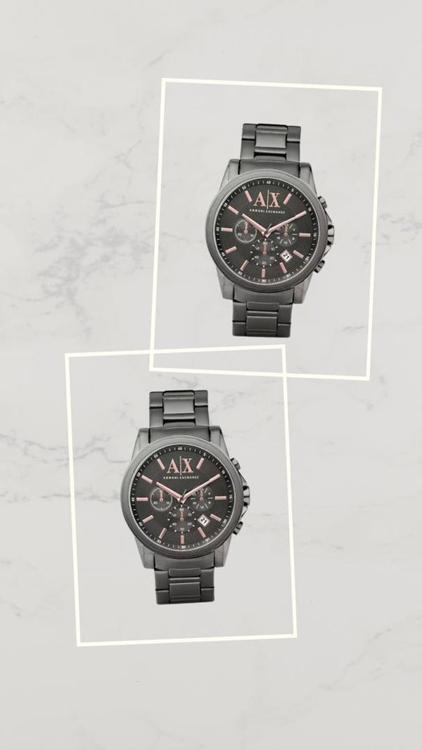 Emporio Armani Chronograph Stainless Steel Watch 