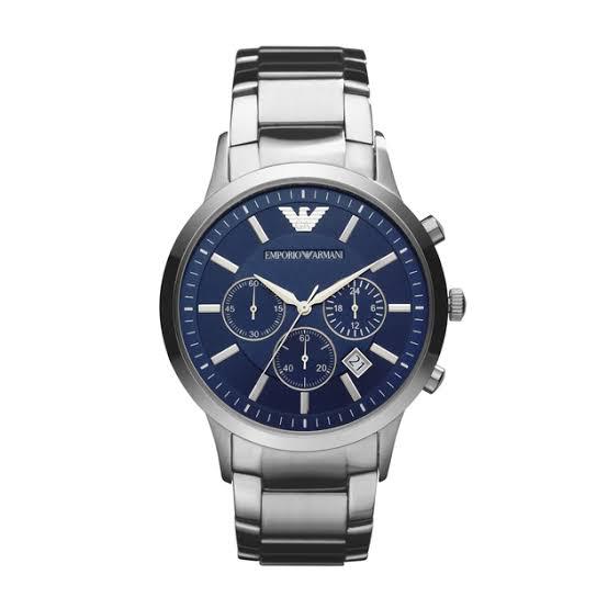 Emporio Armani Renato Blue Dial Men’s Watch 