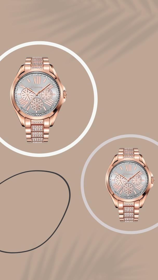 Emporio  Armani Women’s Ceramic & Rose Gold Watch