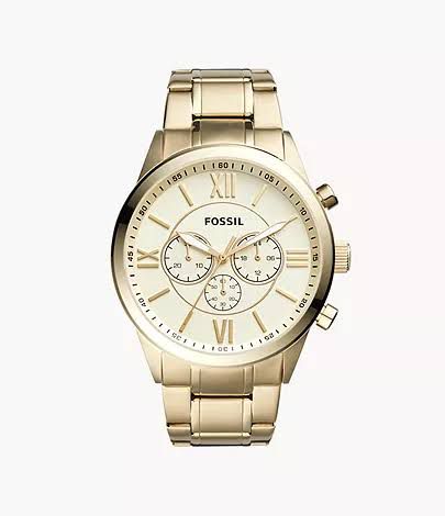  Fossil Flynn Chronograph Gold-Tone Watches in Ghana 