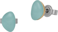 SKJ1805710 - Skagen Women's Sea Glass Silver, Rose Gold or Gold Tone Stainless Steel Stud Earrings