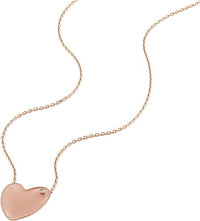 SKJ1803791 - Skagen Women's Sofie Sea Glass Pink Heart-Shaped Pendant Necklace, SKJ1803791 - Rose Gold