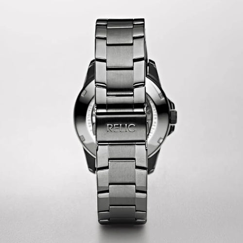 Relic Men's Brennan Gunmetal Automatic Watch ZR11853