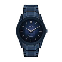 Relic by Fossil Men's Rylan Quartz Stainless Steel Diamond Accent Dress Watch ZR77281