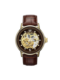 Relic Men's ZR77241 Analog Automatic Brown Watch ZR77241 ZR77241