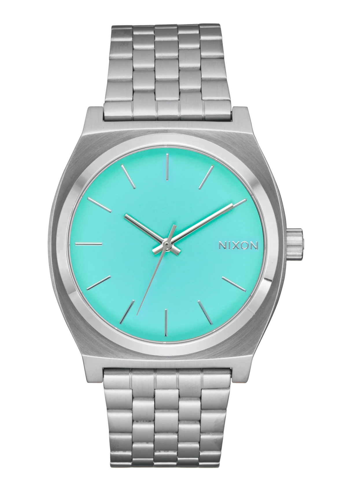 Nixon Time Teller Watch | Silver / Turquoise | Unisex A0452084-00