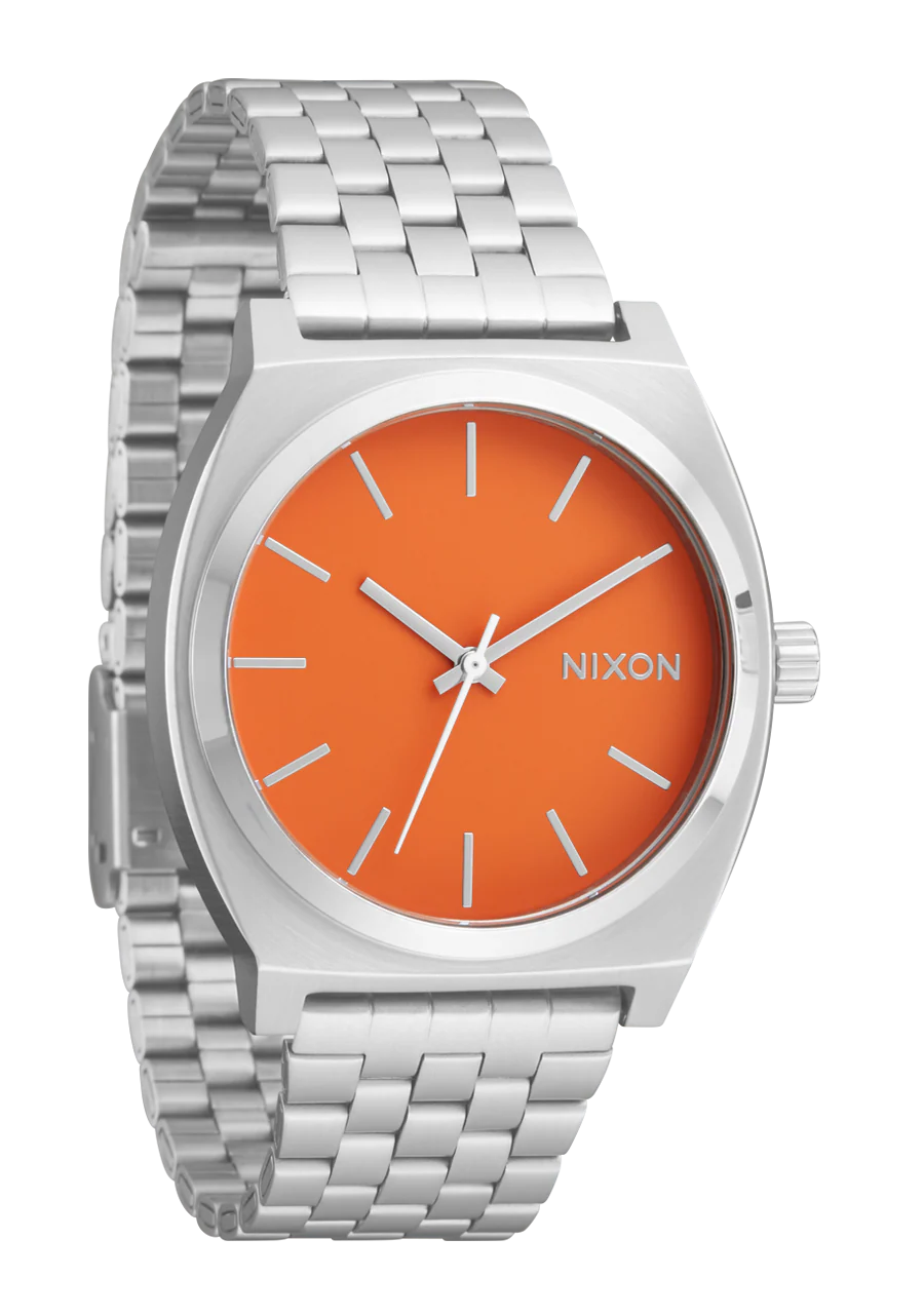 Time Teller Watch | Silver / Mandarin | Unisex A0455212-00 A0455212-00