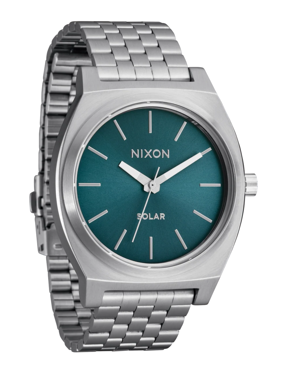 Time Teller Solar Watch | Silver / Dusty Blue Sunray A13695161-00