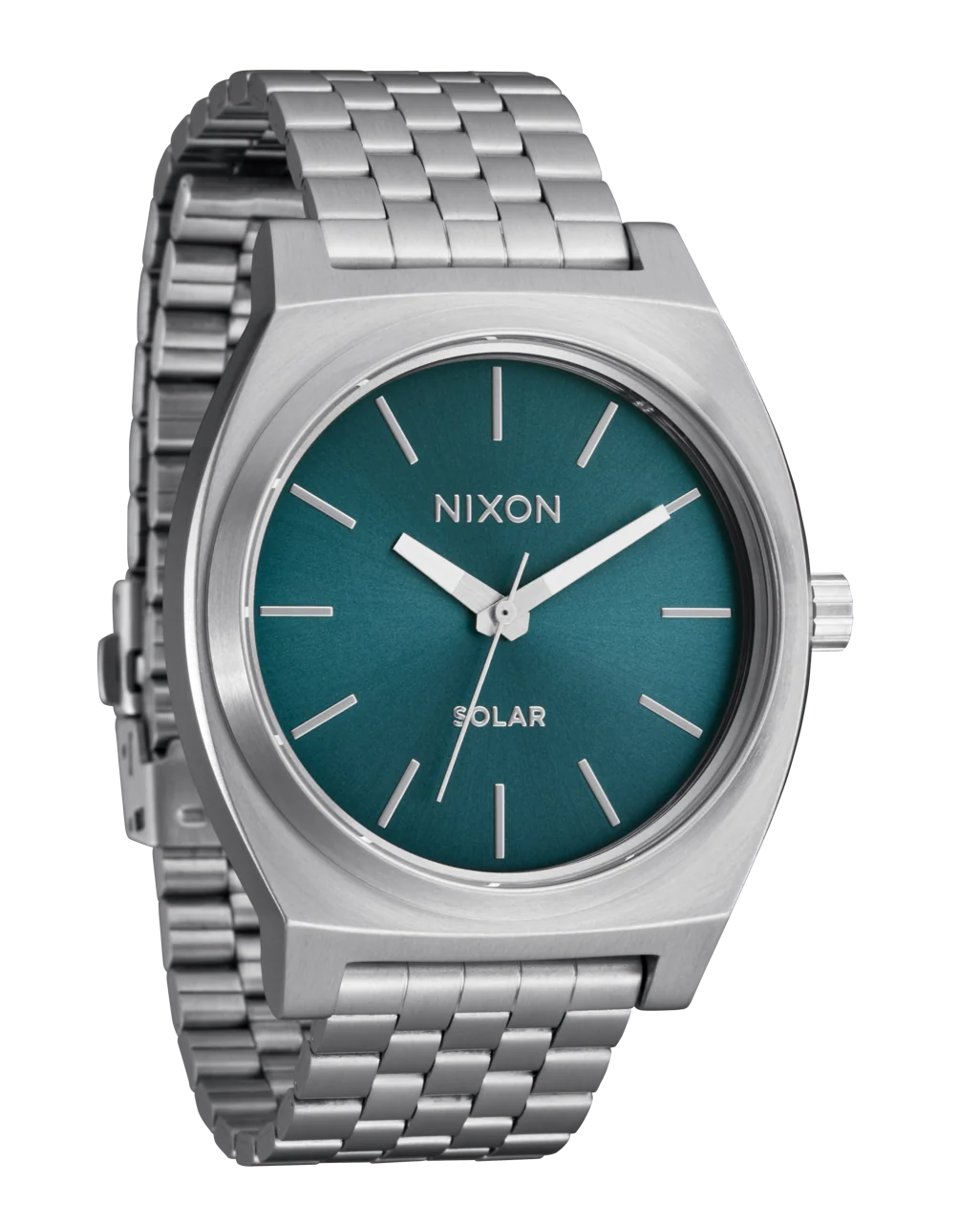 Time Teller Solar Watch | Silver / Dusty Blue Sunray A13695161-00