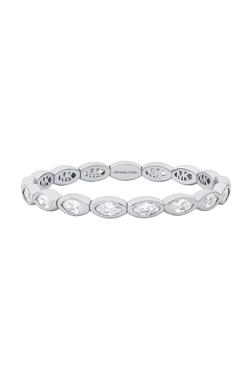 Michael Kors Silver Marquise Cubic Zirconia Tennis Bracelet  MKJ8673040