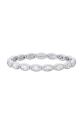 Michael Kors Silver Marquise Cubic Zirconia Tennis Bracelet  MKJ8673040