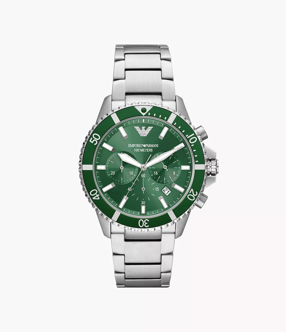 AR11500 Emporio Armani Chronograph Stainless Steel Watch