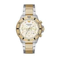 Emporio Armani Two Tone Chronograph Watch AR11606 AR11606