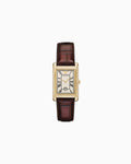 Two-Hand Date Brown Leather Watch AR11665