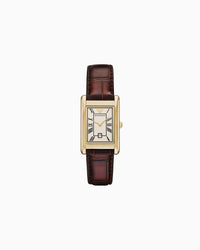 Two-Hand Date Brown Leather Watch AR11665
