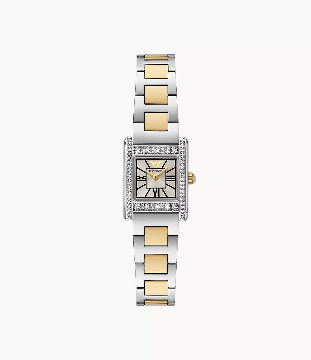 AR11704 Emporio Armani Two-Hand Gold-Tone Stainless Steel Watch
