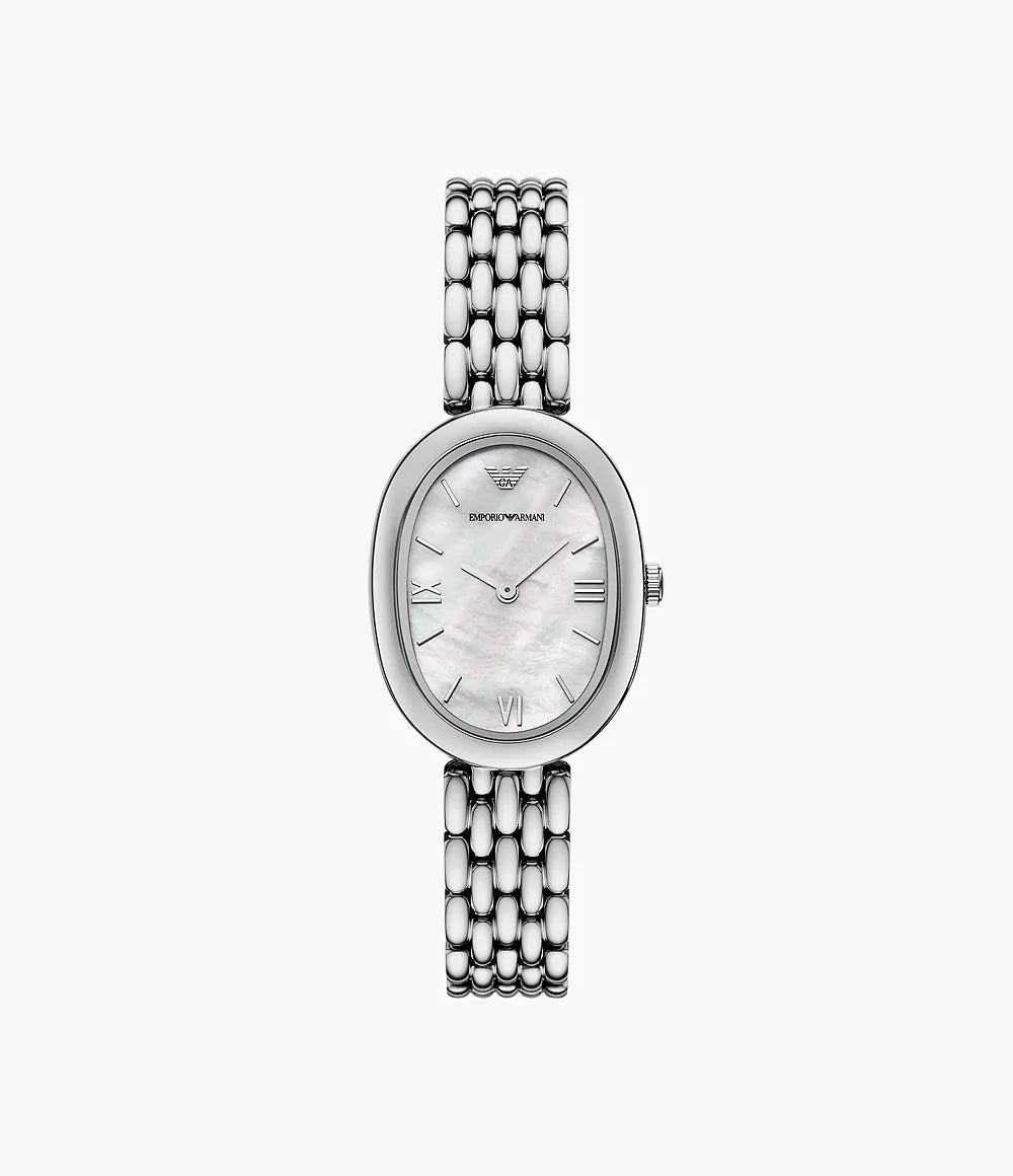 Emporio Armani Two-Hand Stainless Steel Watch AR11706