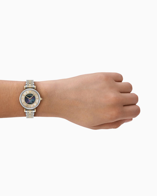 Two-Hand Two-Tone Stainless Steel Watch AR11719