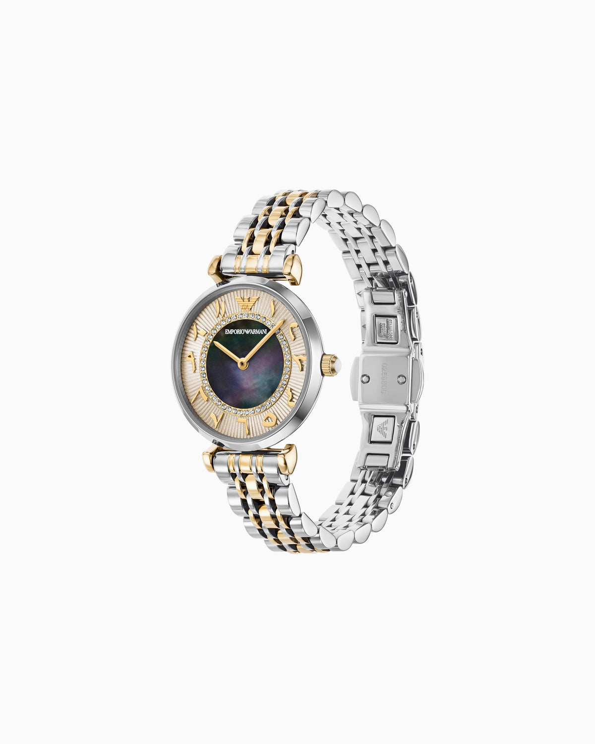 Two-Hand Two-Tone Stainless Steel Watch AR11719