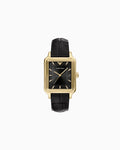 Emporio Armani Black Quartz Leather Watch AR11757