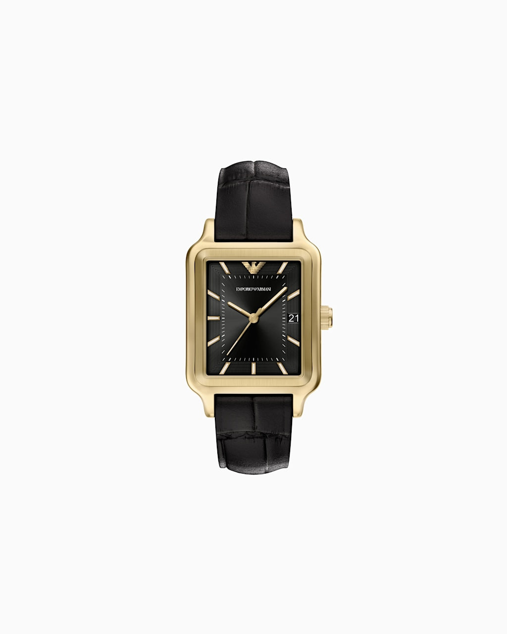 Emporio Armani Black Quartz Leather Watch AR11757