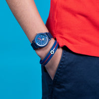 Tikkers Navy Silicone Football Set ATK1071