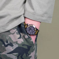 Tikkers Time Teacher Camo Silicone Strap Watch ATK1085
