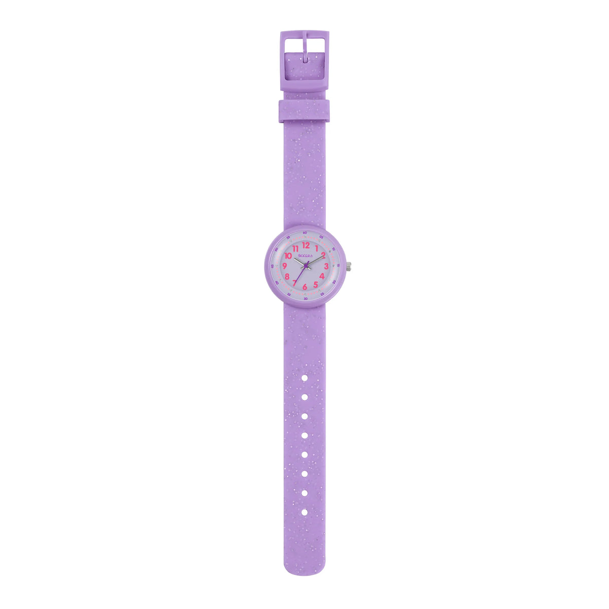 Tikkers Purple Glitter Strap Watch ATK1102