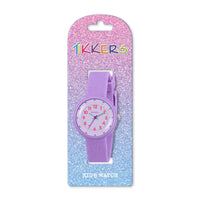 Tikkers Purple Glitter Strap Watch ATK1102