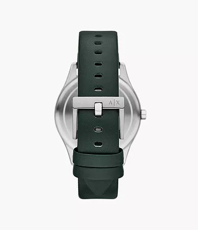 Armani Exchange Multifunction Green Leather Watch AX1883