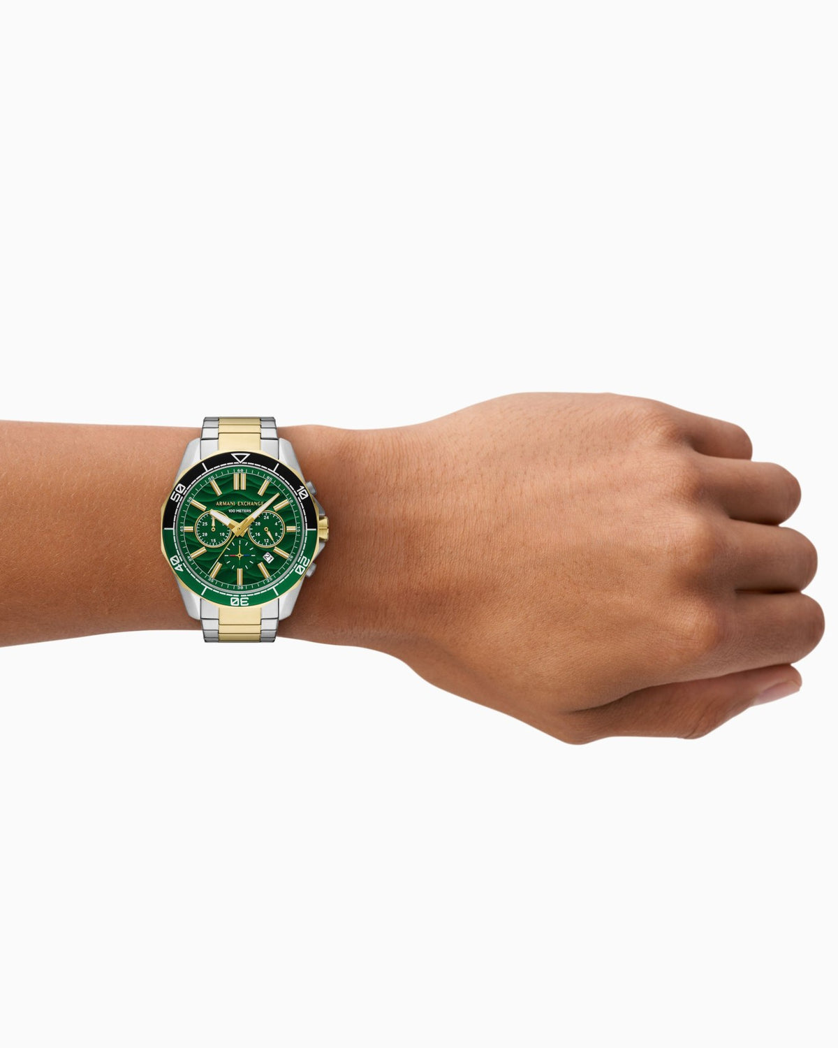 Chronograph Two-Tone Stainless Steel Watch AX1966