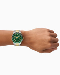 Chronograph Two-Tone Stainless Steel Watch AX1966