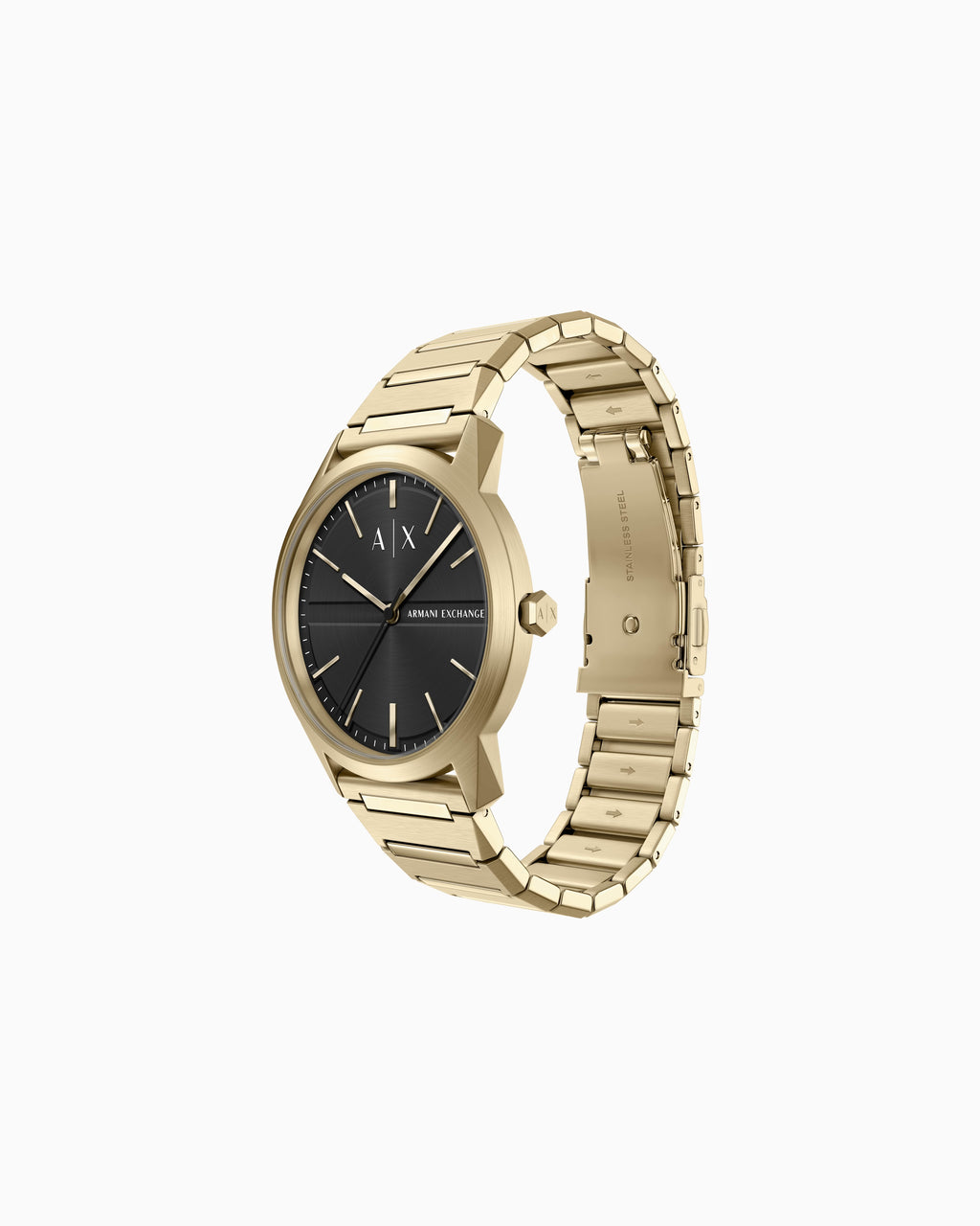 Armani Exchange Lexon Quartz Black Dial Watch AX2650
