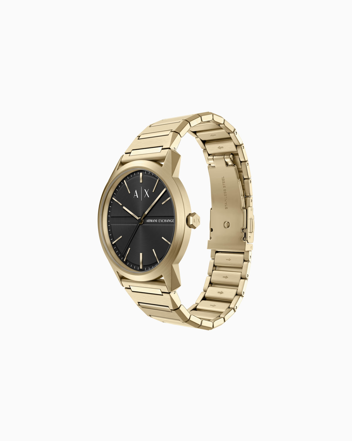 Armani Exchange Lexon Quartz Black Dial Watch AX2650