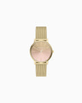 Armani Exchange Round Pink Dial Watch AX5619