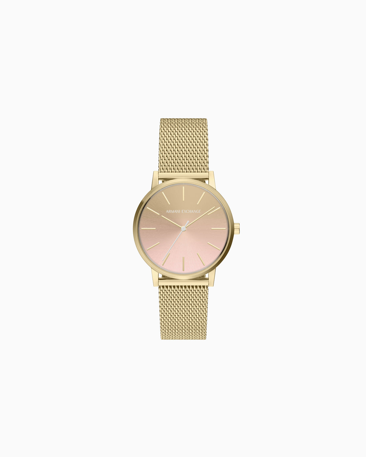 Armani Exchange Round Pink Dial Watch AX5619