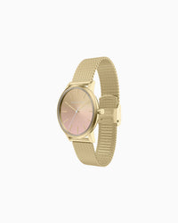 Armani Exchange Round Pink Dial Watch AX5619