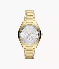 AX5657 Armani Exchange Multifunction Gold-Tone Stainless Steel Watch