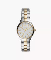 BBQ1574-Fossil Modern Sophisticate Three-Hand Two-Tone Stainless Steel Watch For Women